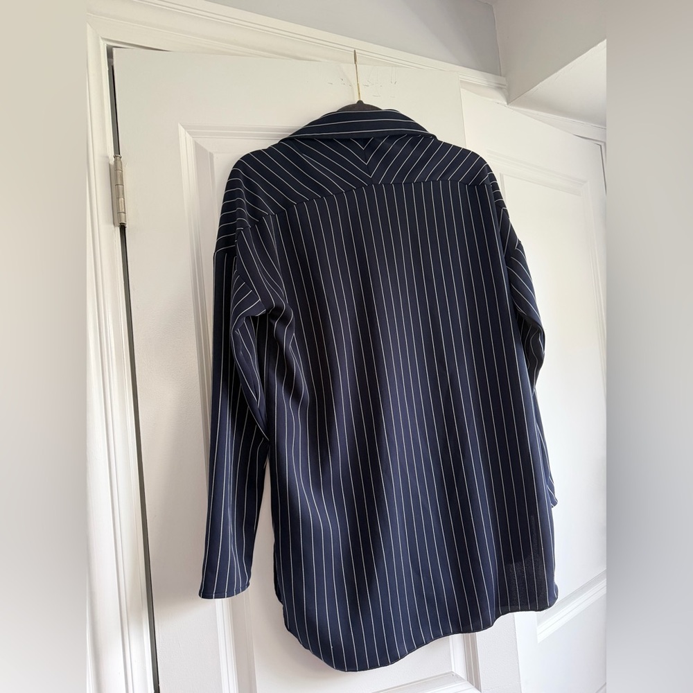 Aritzia Pinstripe Button Down - image 2